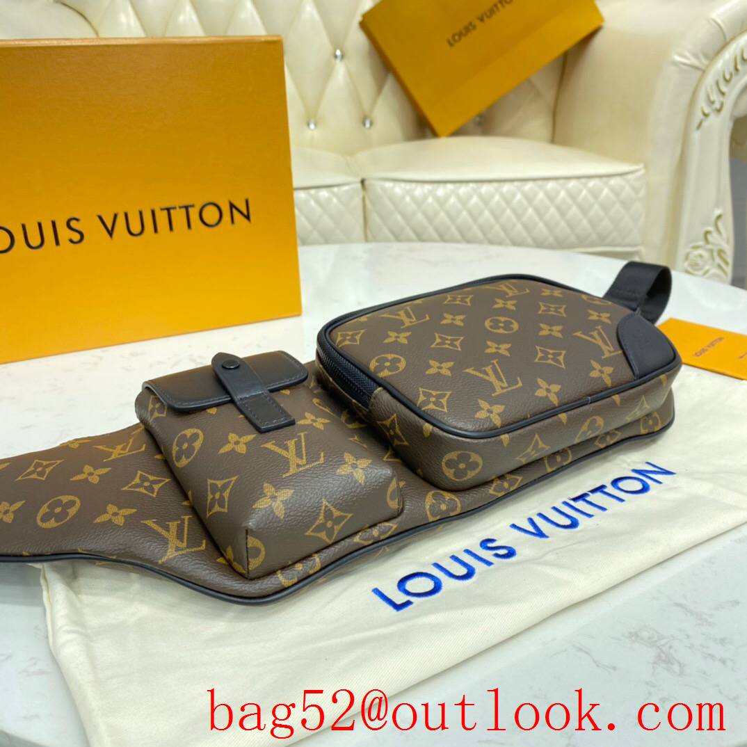 LV Louis Vuitton men monogram christopher bumbag check shoulder bag M45337