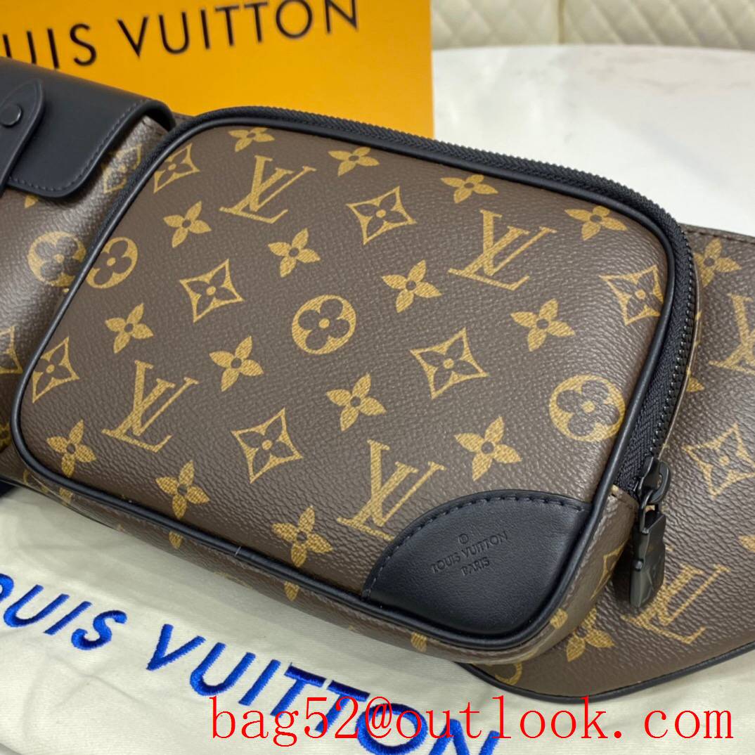 LV Louis Vuitton men monogram christopher bumbag check shoulder bag M45337