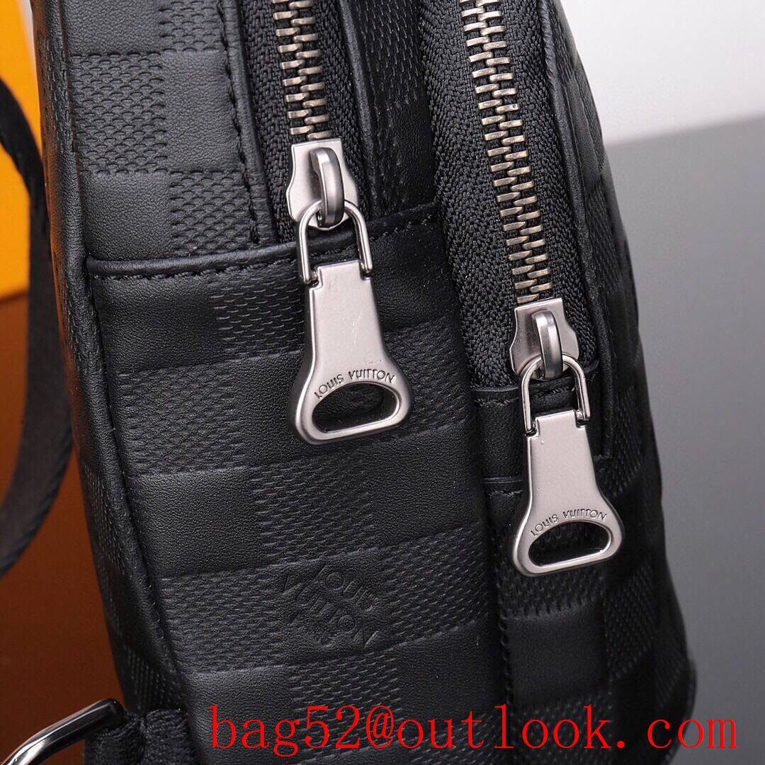 LV Louis Vuitton men small avenue sling bag damier infini leather chest handbag N41720