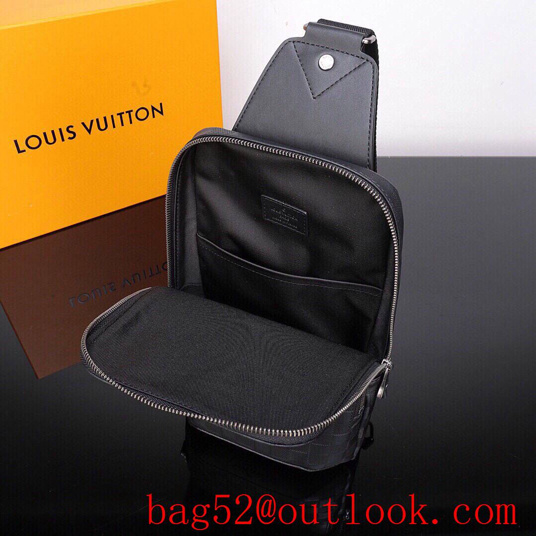 LV Louis Vuitton men small avenue sling bag damier infini leather chest handbag N41720