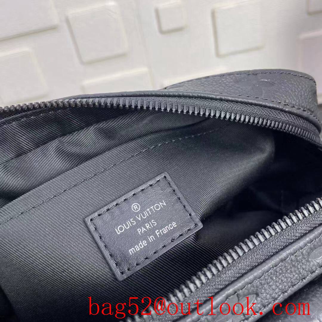 LV Louis Vuitton men monogram eclipse canvas steamer messenger bag M45585