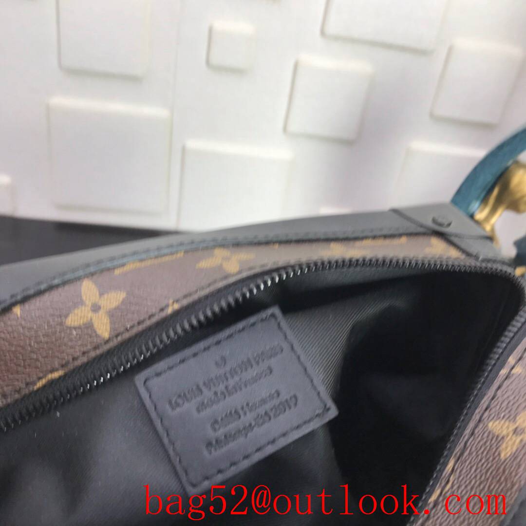 LV Louis Vuitton men brown monogram eclipse canvas soft trunk messenger bag M44478
