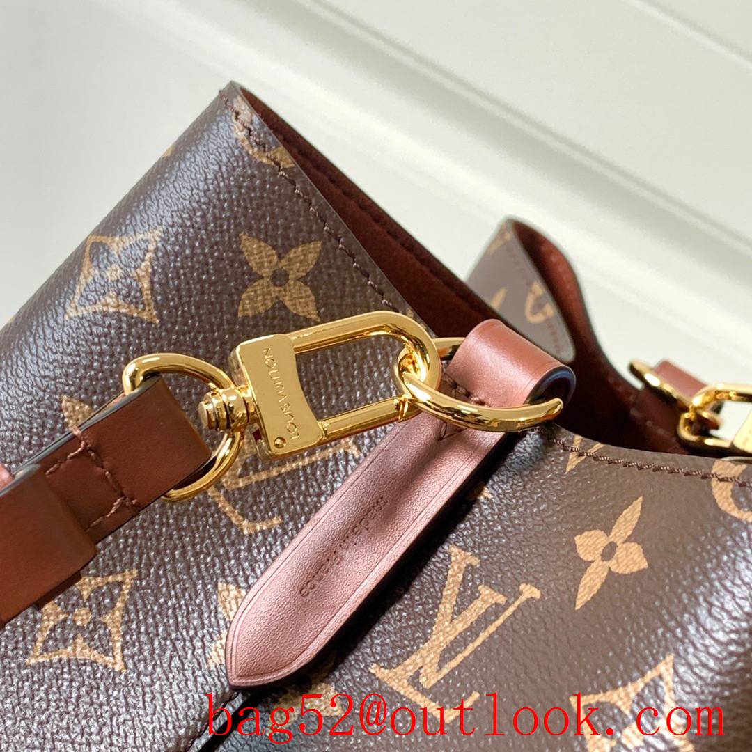 LV Louis Vuitton Monogram Canvas NEONOE Bucket Bag Handbag Brown M44887