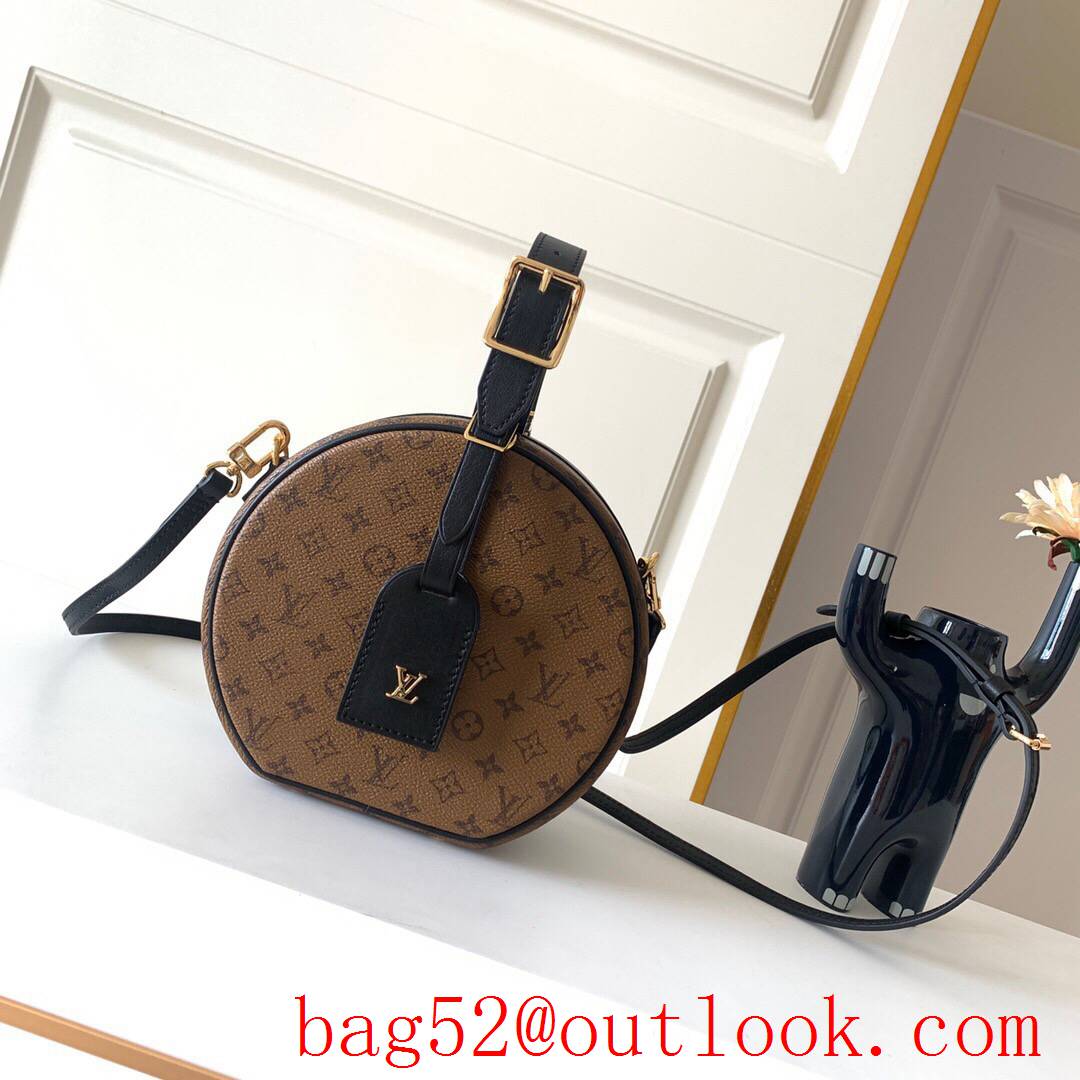 LV Louis Vuitton Monogram Petite Boite Chapeau Shoulder Bag M43510