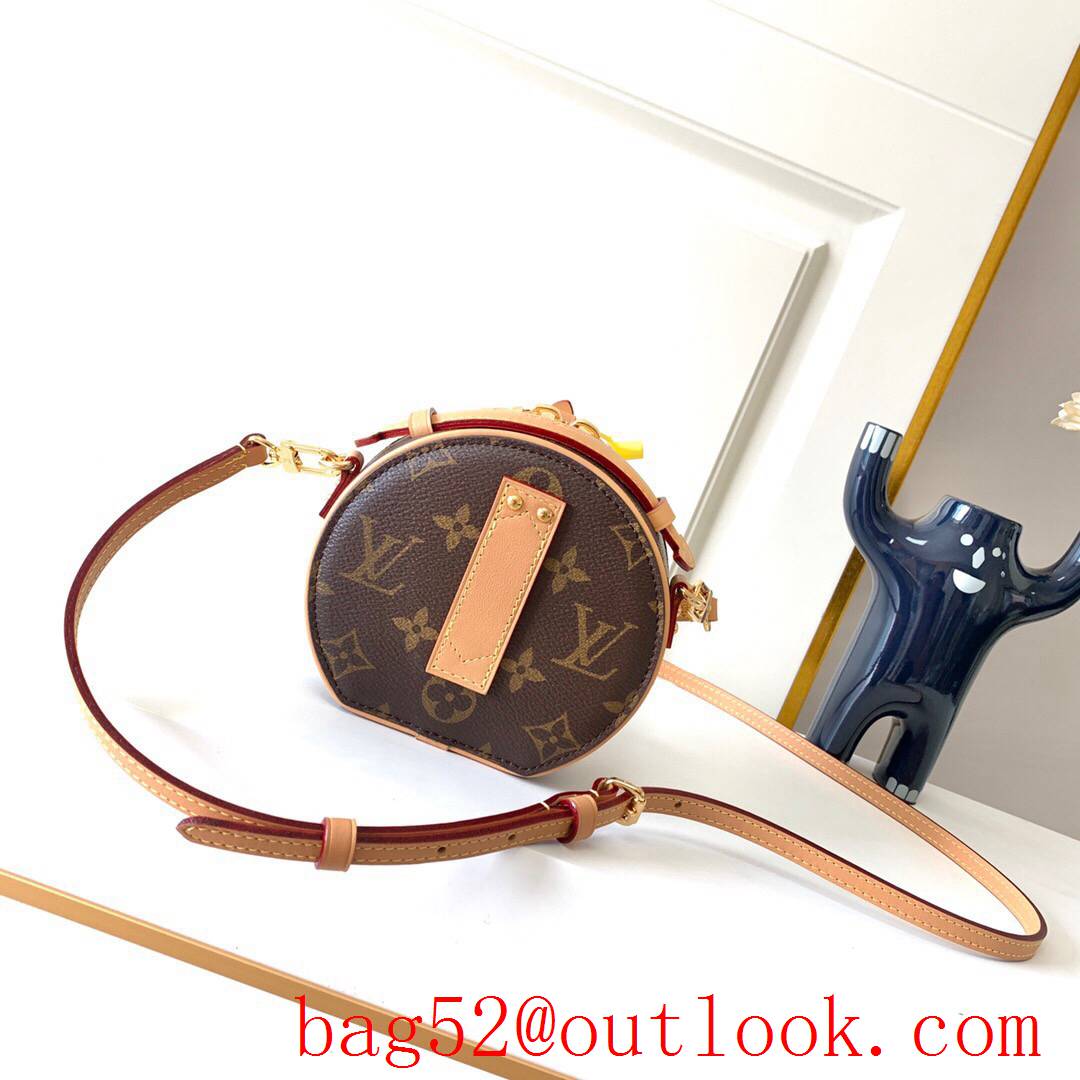 LV Louis Vuitton Monogram Mini Boite Chapeau Shoulder Bag M44699 Brown