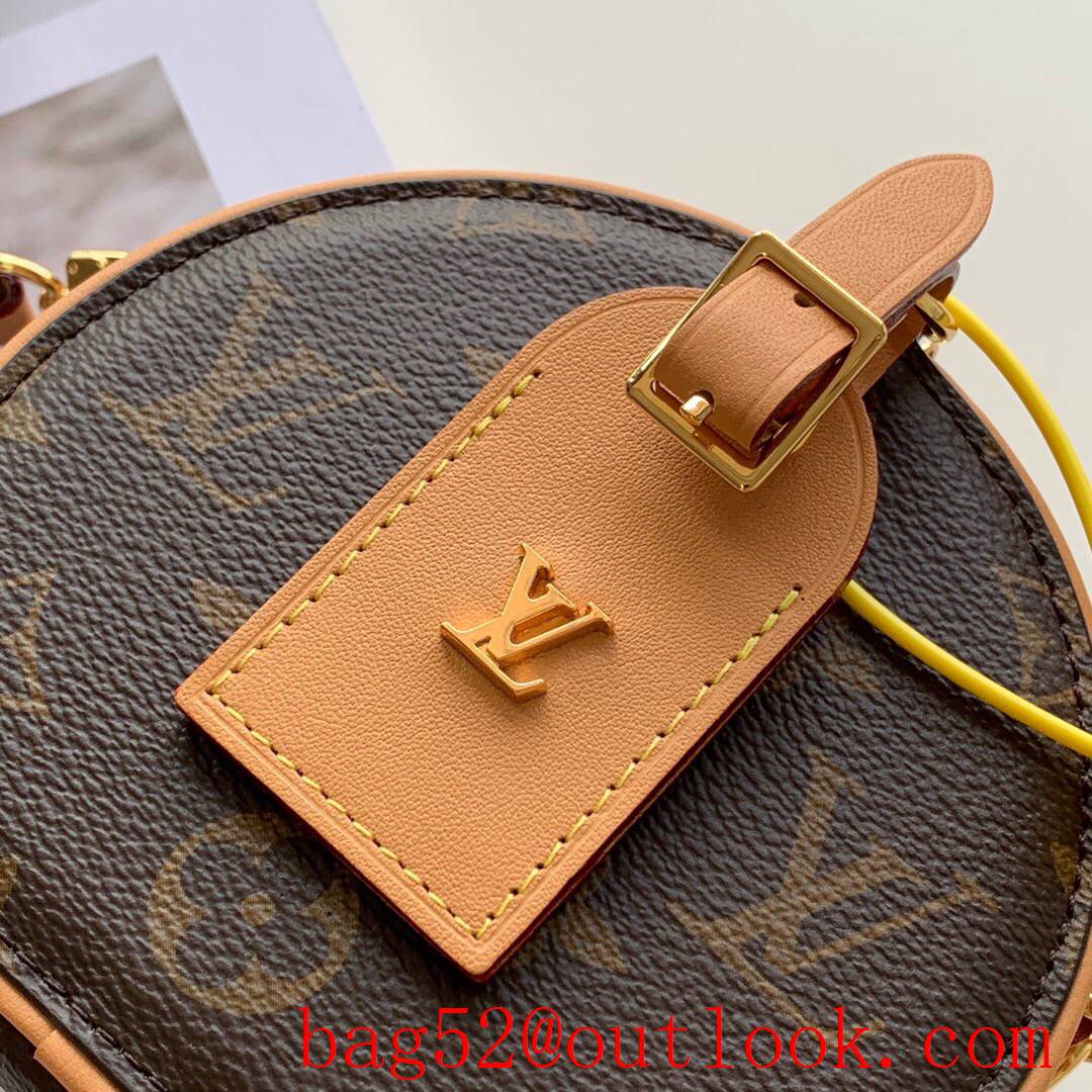 LV Louis Vuitton Monogram Mini Boite Chapeau Shoulder Bag M44699 Brown