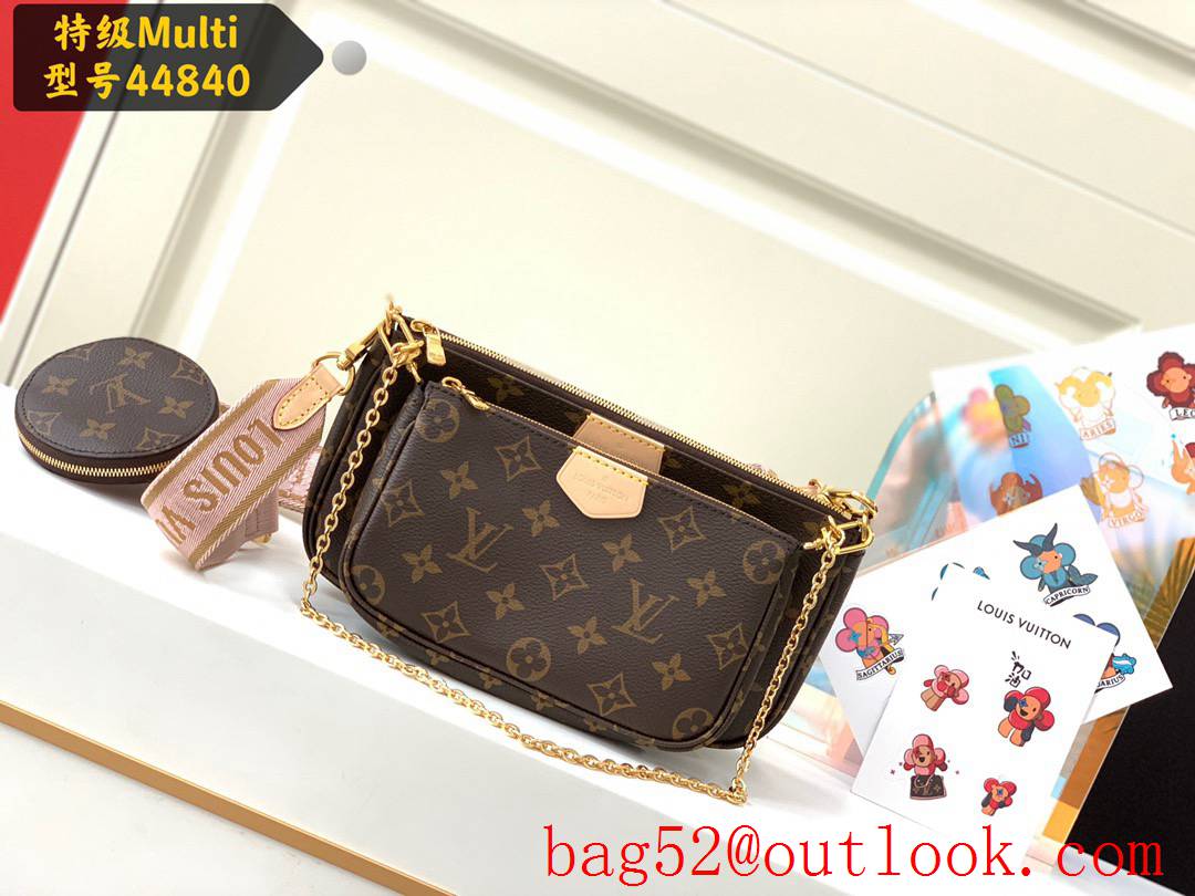 LV Louis Vuitton Monogram Multi Pochette Accessoires Bag M44840