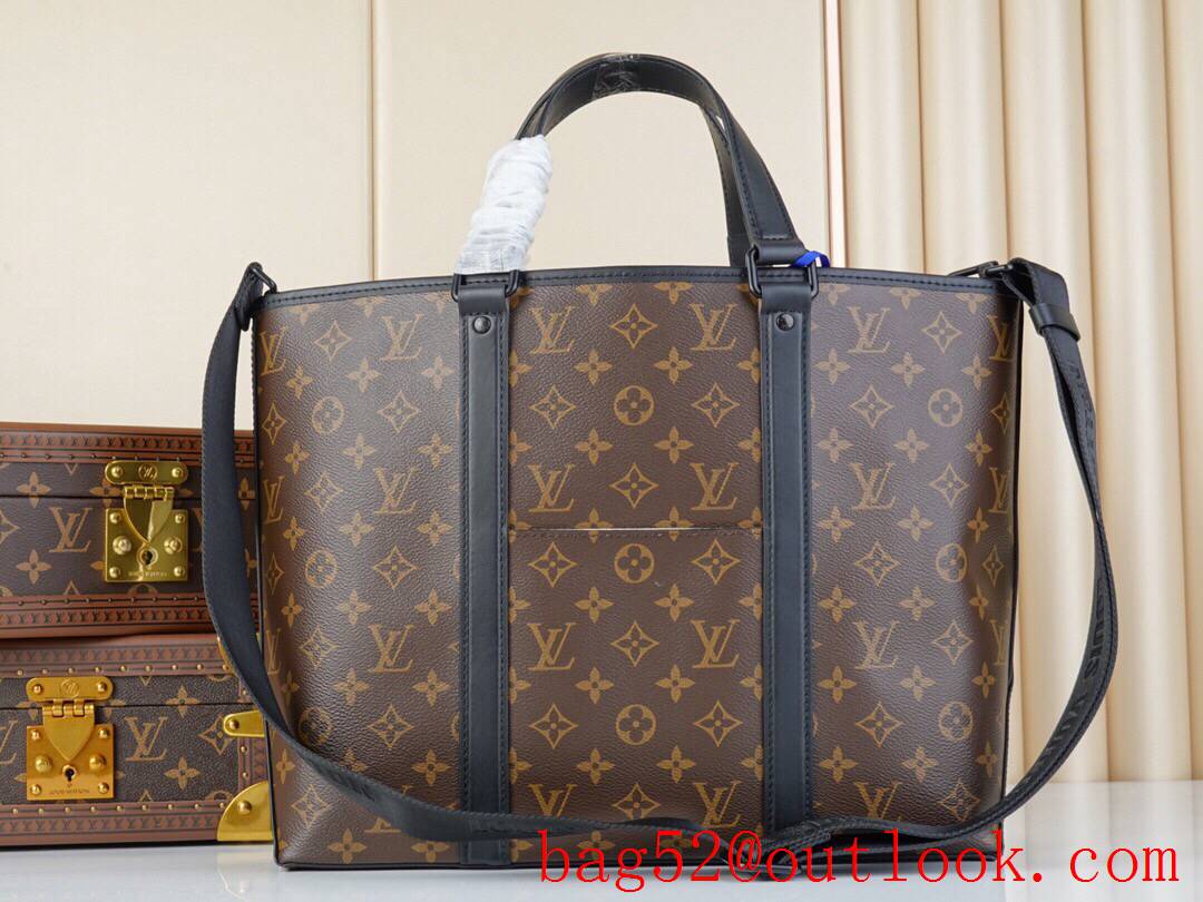 LV Louis Vuitton men weekend tote pm shoulder bag