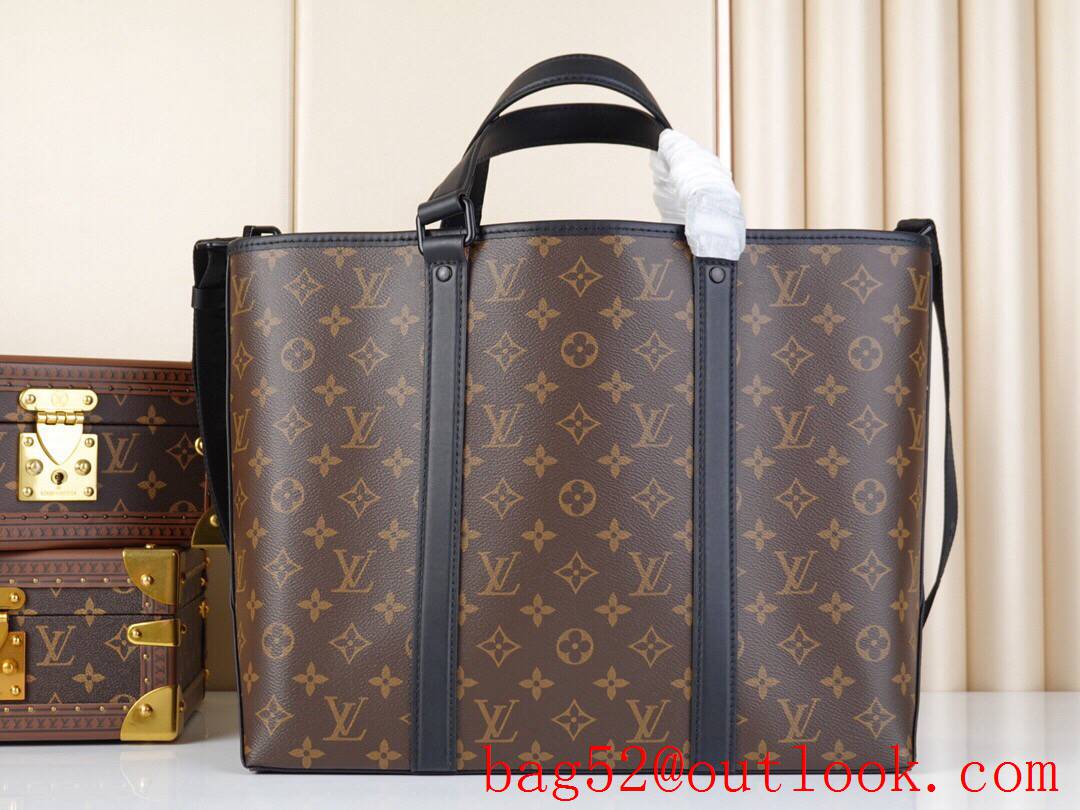 LV Louis Vuitton men weekend tote pm shoulder bag