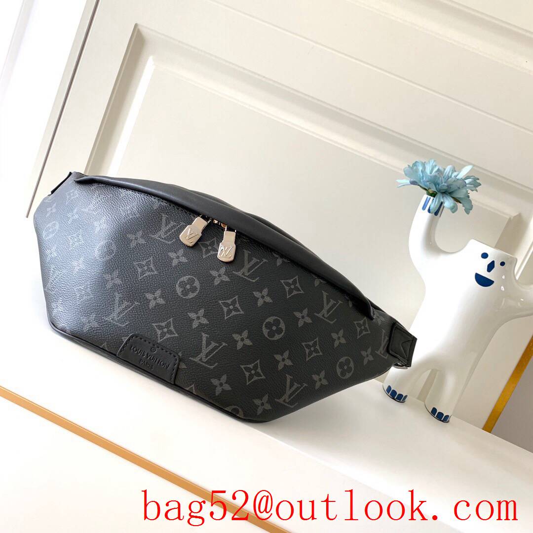 LV Louis Vuitton Monogram Discovery Bumbag Belt Bag M44336 Black