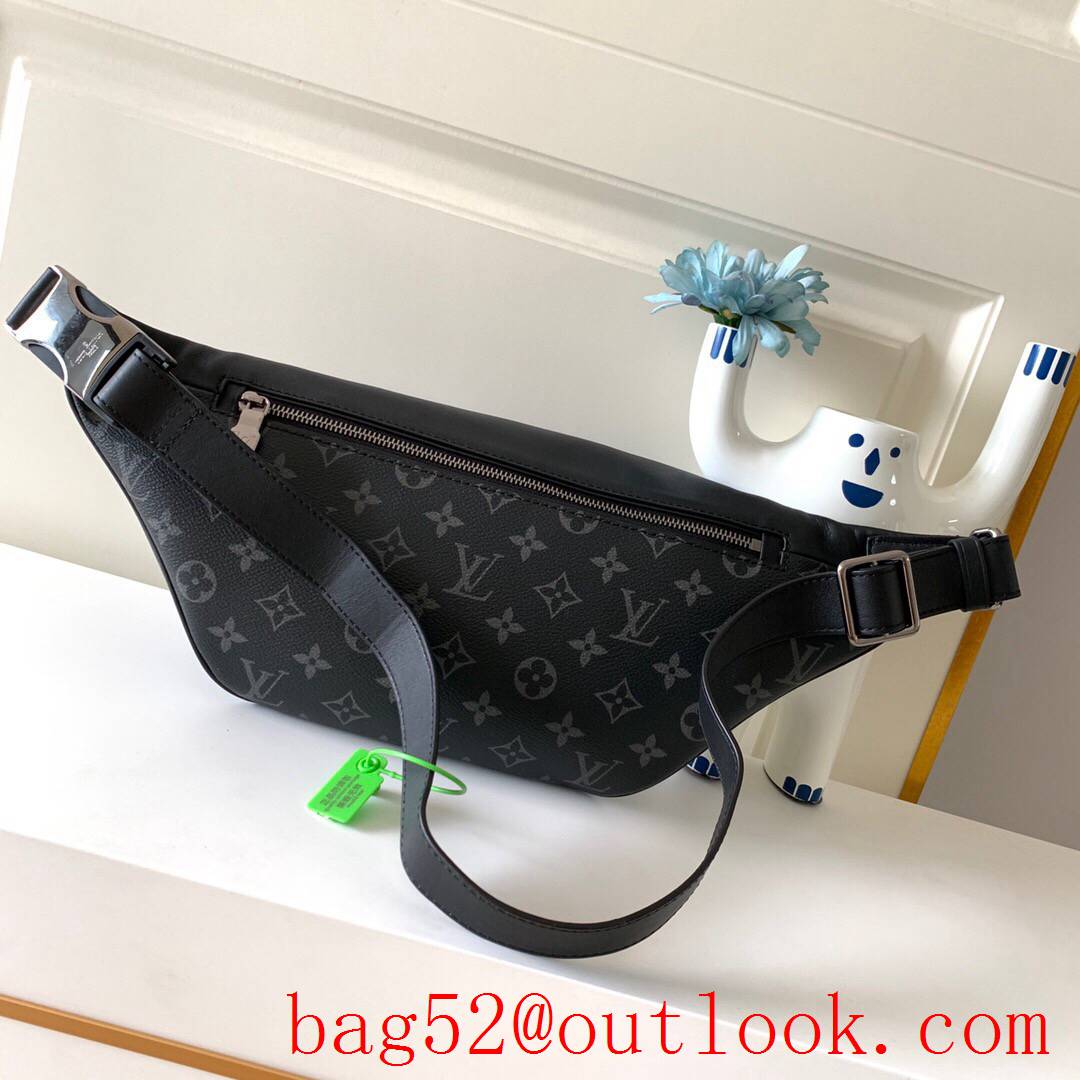 LV Louis Vuitton Monogram Discovery Bumbag Belt Bag M44336 Black