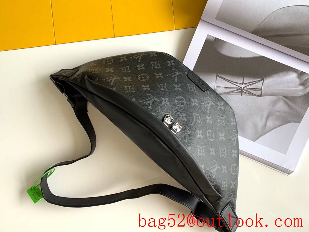 LV Louis Vuitton Monogram Discovery Bumbag Belt Bag M44336 Black