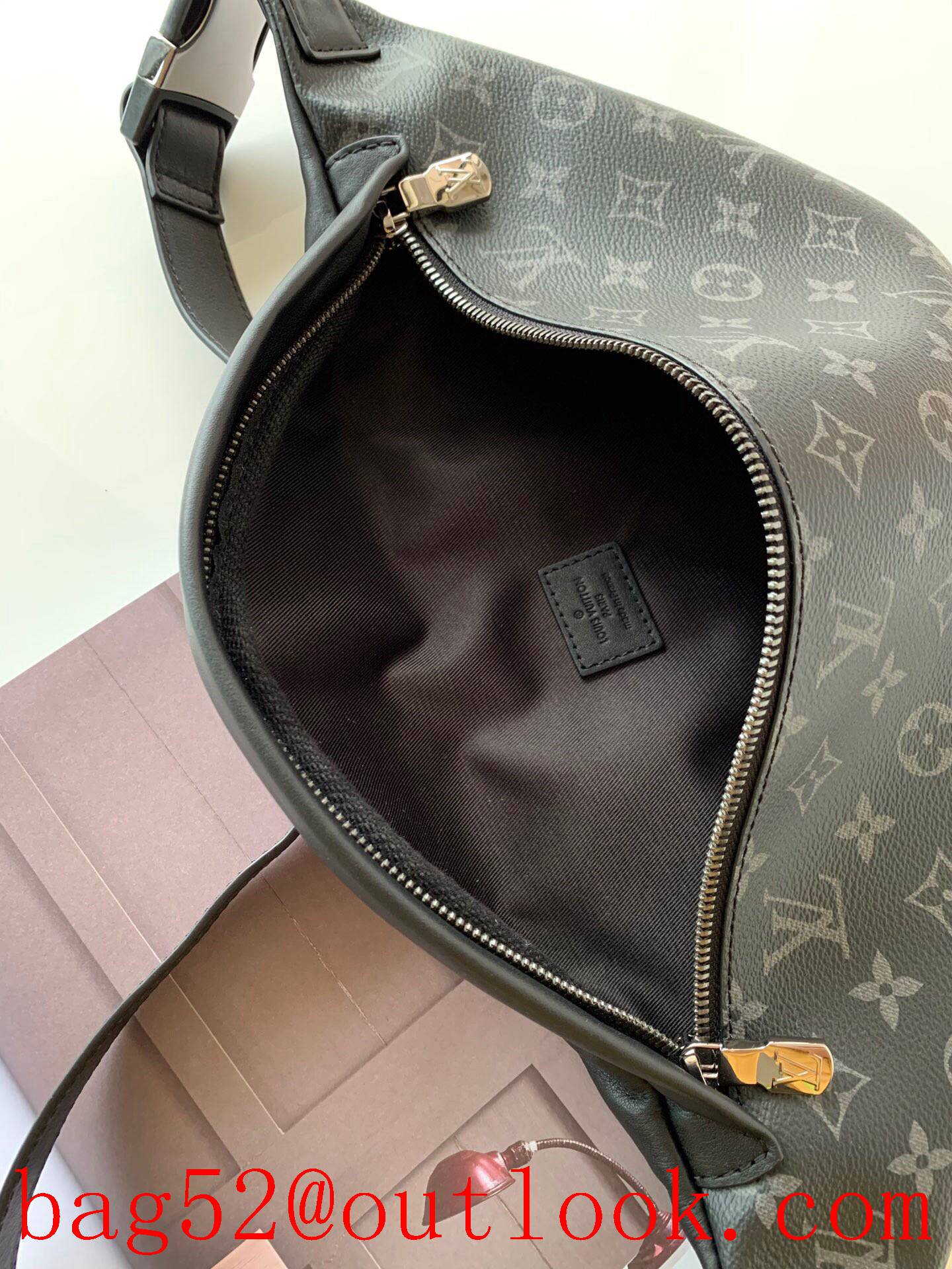 LV Louis Vuitton Monogram Discovery Bumbag Belt Bag M44336 Black