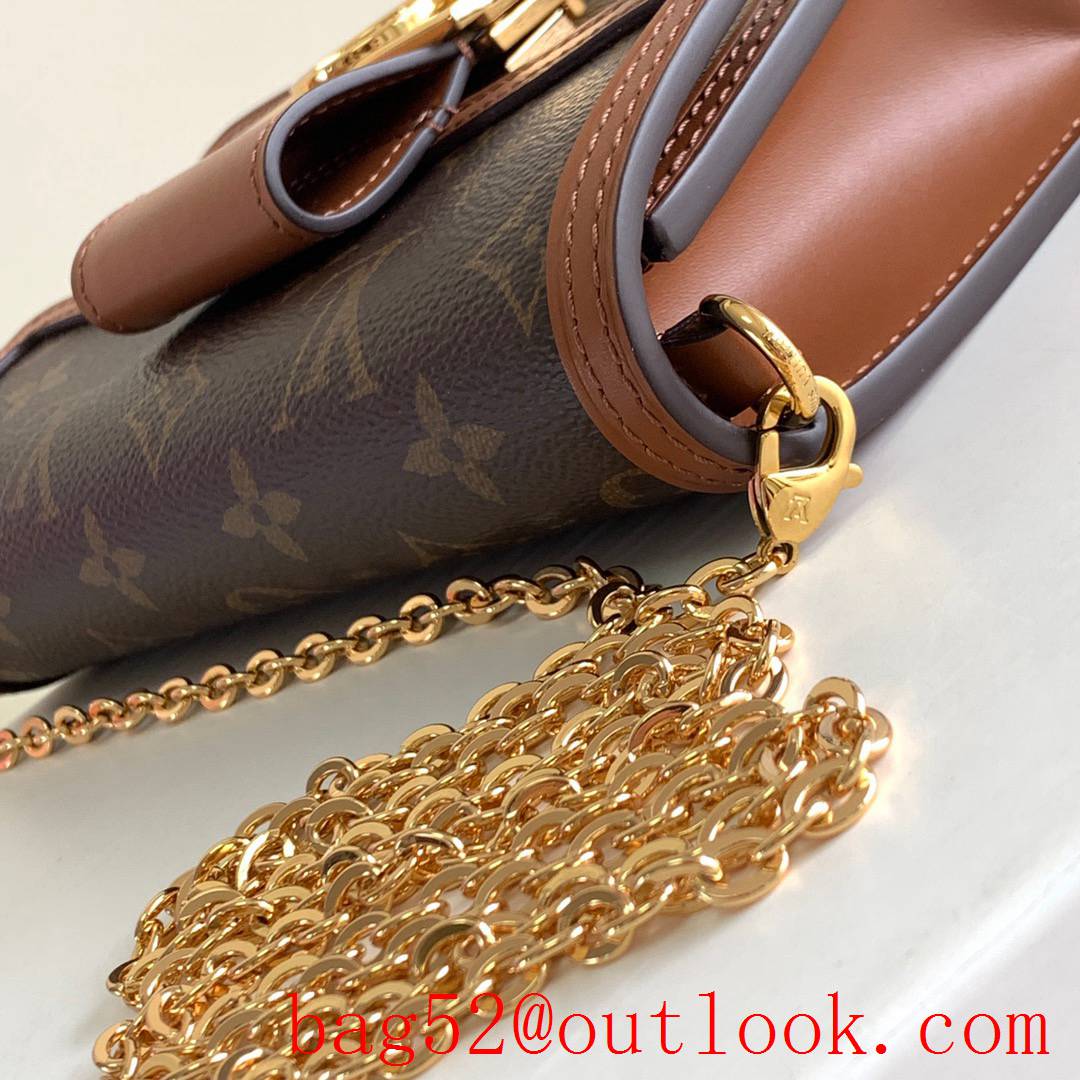LV Louis Vuitton Dauphine Monogram Shoulder Bag with Chain M68746