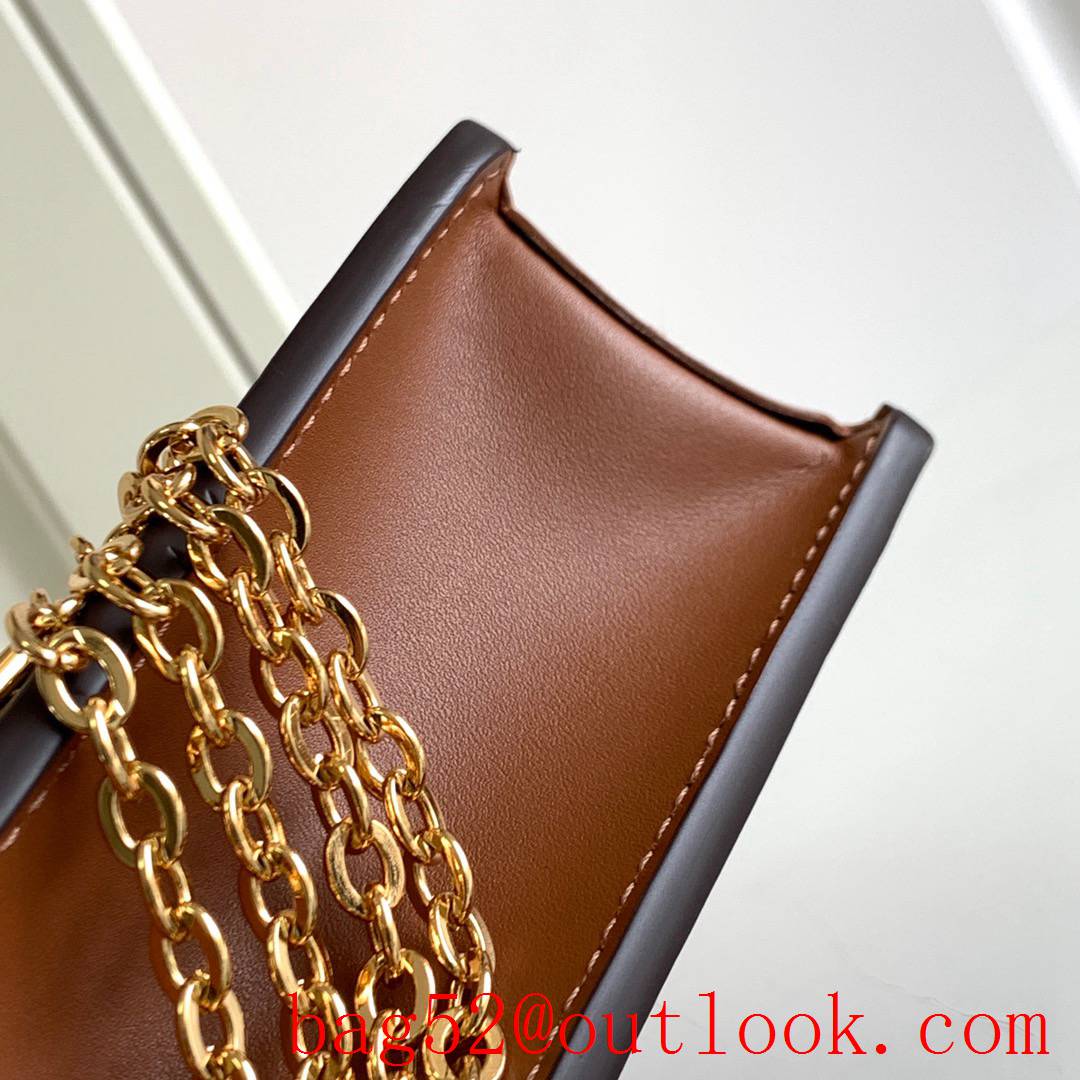 LV Louis Vuitton Dauphine Monogram Shoulder Bag with Chain M68746