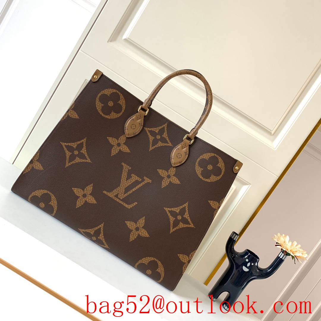LV Louis Vuitton Cabas Onthego GM Monogram Tote Bag Handbag M44576