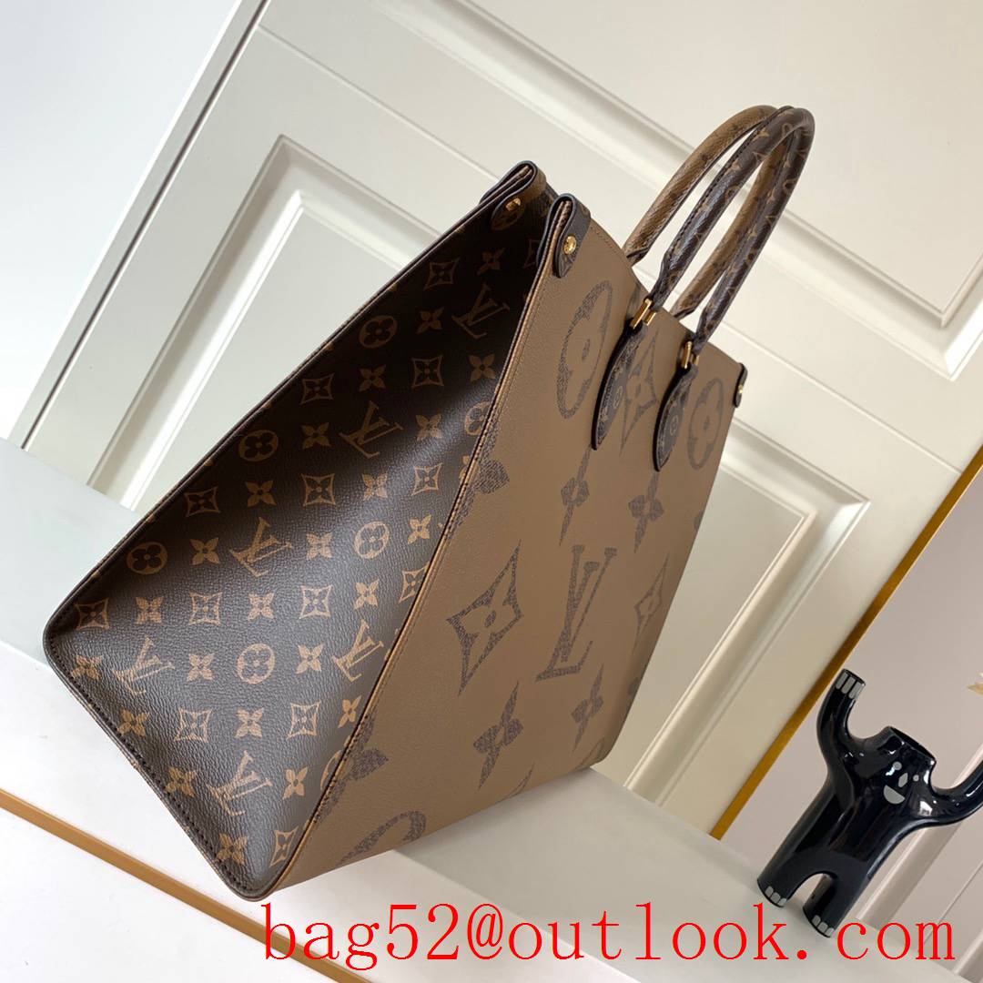 LV Louis Vuitton Cabas Onthego GM Monogram Tote Bag Handbag M44576