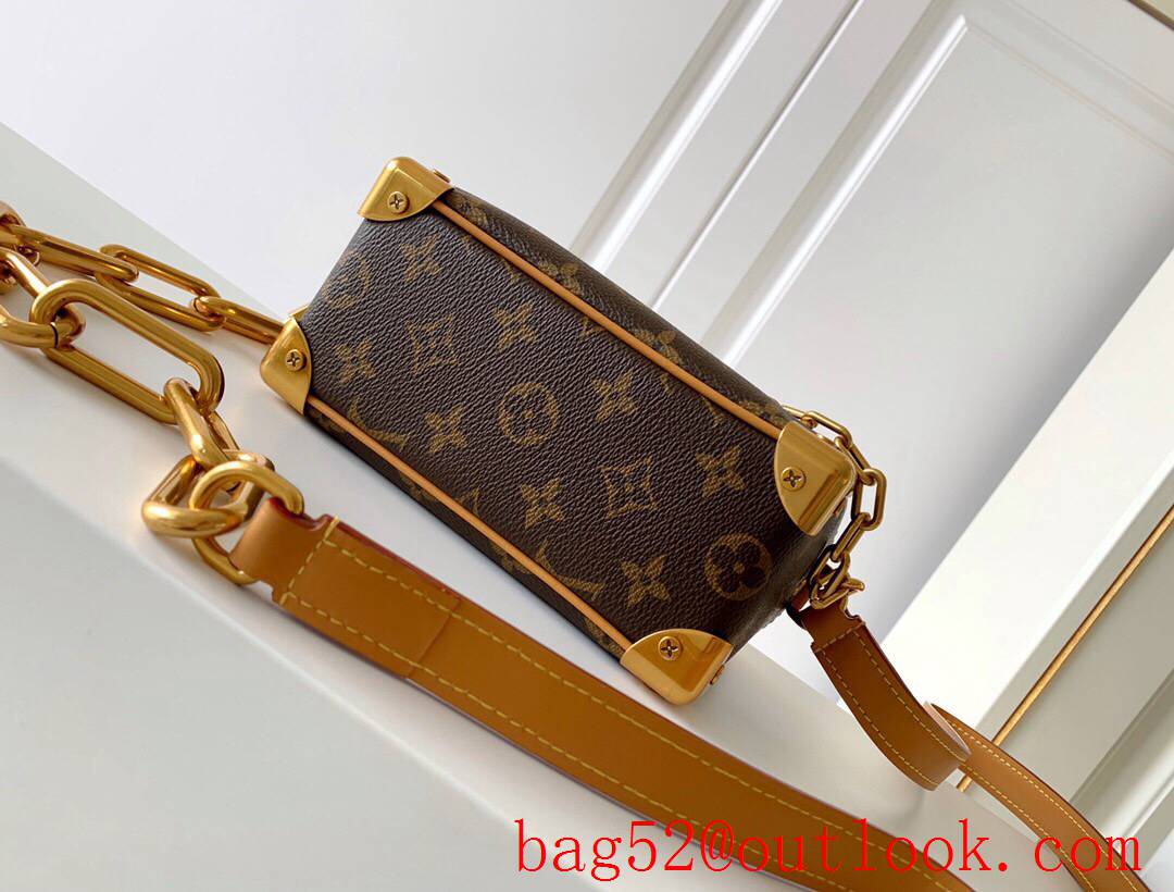 LV Louis Vuitton Monogram Mini Soft Trunk Box Bag M68906 Brown