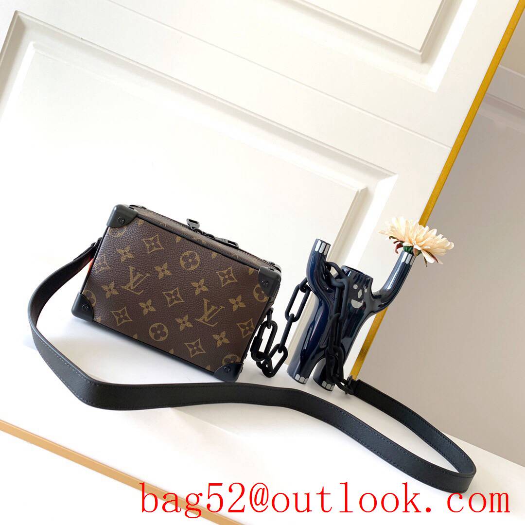 LV Louis Vuitton Monogram Mini Soft Trunk Box Bag M44480 Orange