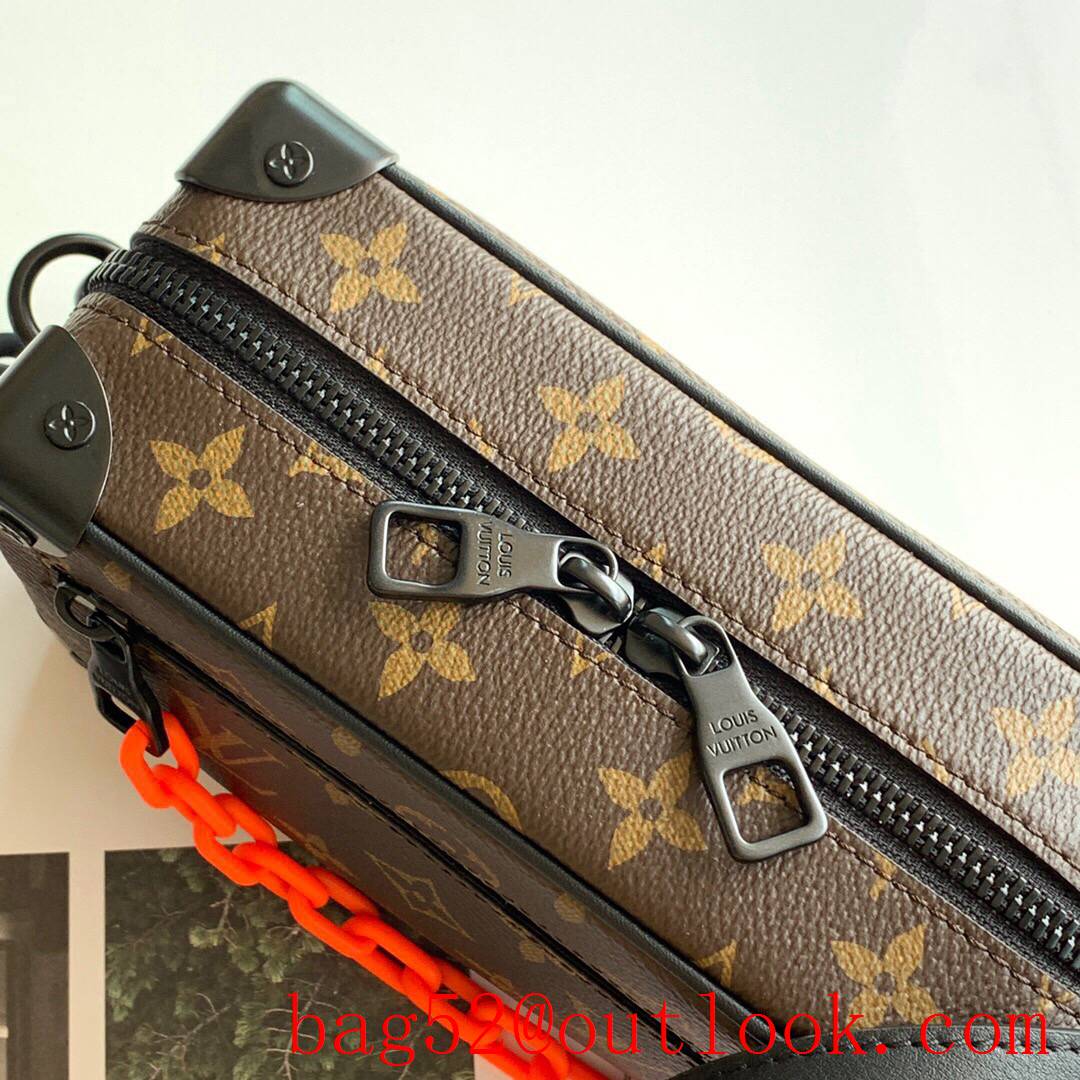 LV Louis Vuitton Monogram Mini Soft Trunk Box Bag M44480 Orange