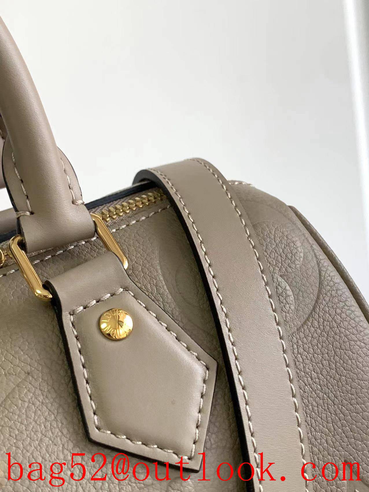 LV Louis Vuitton Monogram Speedy Bandouliere 25 Bag Handbag M59273 Khaki