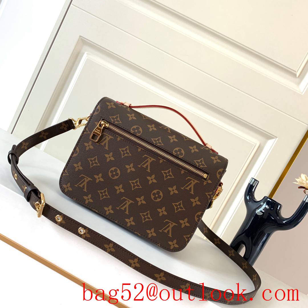 LV Louis Vuitton Monogram Pochette Metis Shoulder Bag M44875 Brown