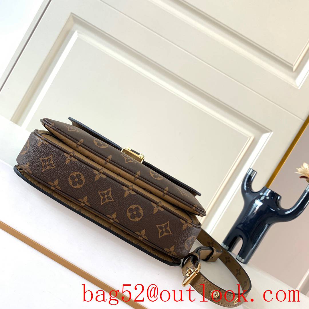 LV Louis Vuitton Monogram Pochette Metis Shoulder Bag M44876 Brown&Tan