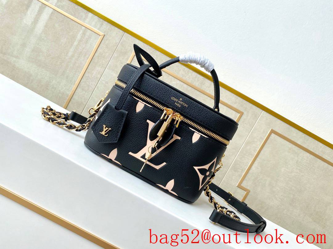 LV Louis Vuitton Monogram Leather Vanity PM Cosmetic Bag Handbag M45780