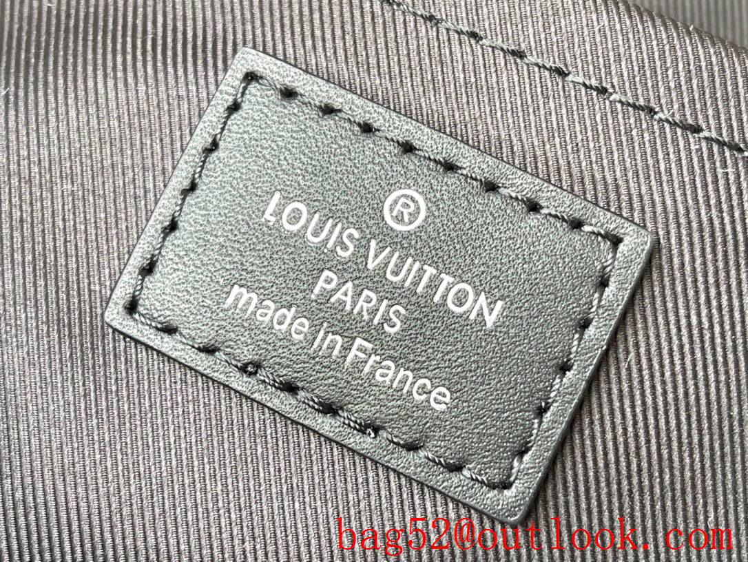 LV Louis Vuitton men M45936 small Monogram Eclipse canvas CITY KEEPALL shoulder bag