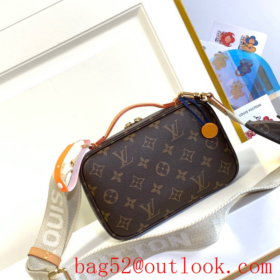 Louis Vuitton LV Monogram Canvas Utility Crossbody Bag M80446 Brown