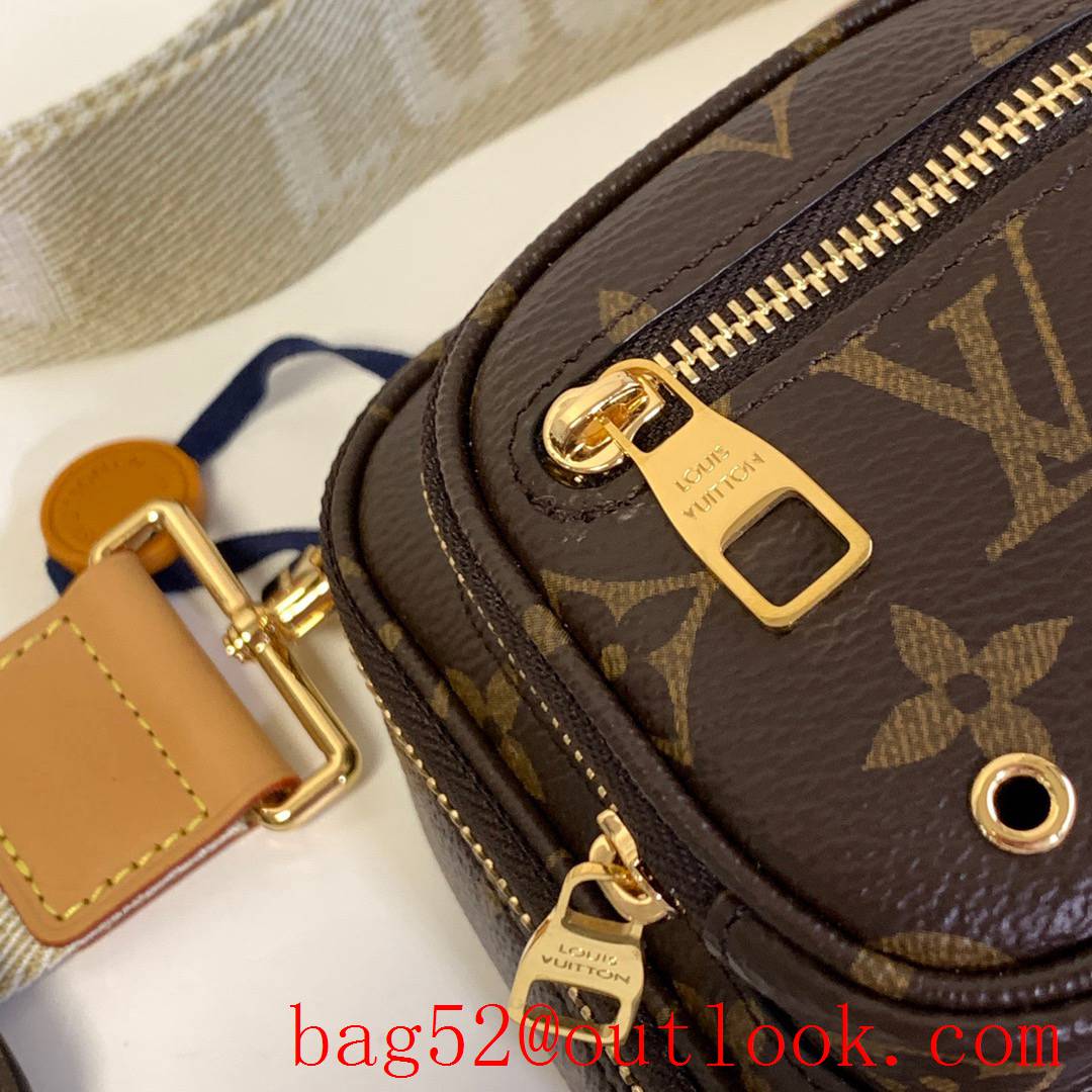 Louis Vuitton LV Monogram Canvas Utility Crossbody Bag M80446 Brown