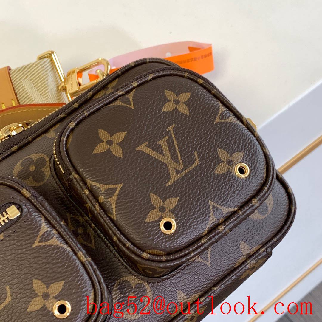 Louis Vuitton LV Monogram Canvas Utility Crossbody Bag M80446 Brown