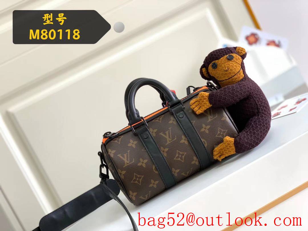 Louis Vuitton LV Monogram Canvas Keepall XS Bag with Monkey M80118