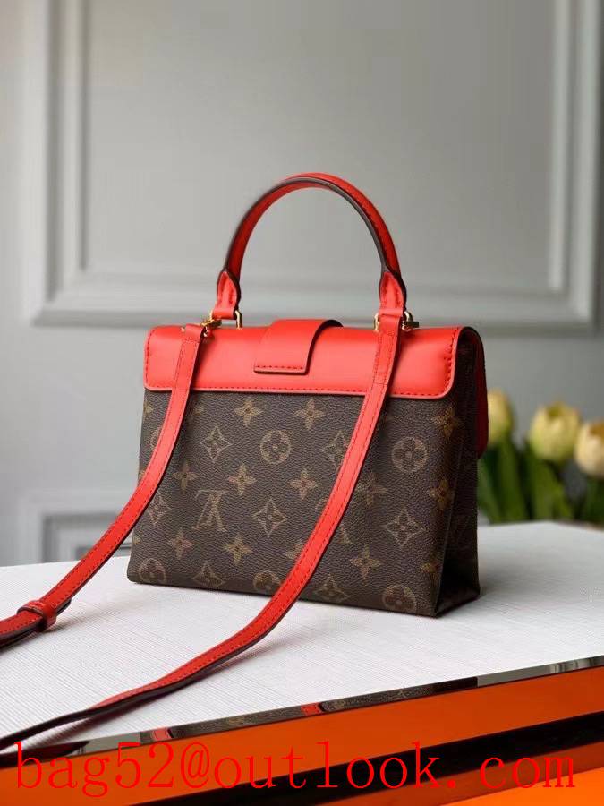 Louis Vuitton LV Monogram Locky BB Shoulder Bag Handbag M44322 Red