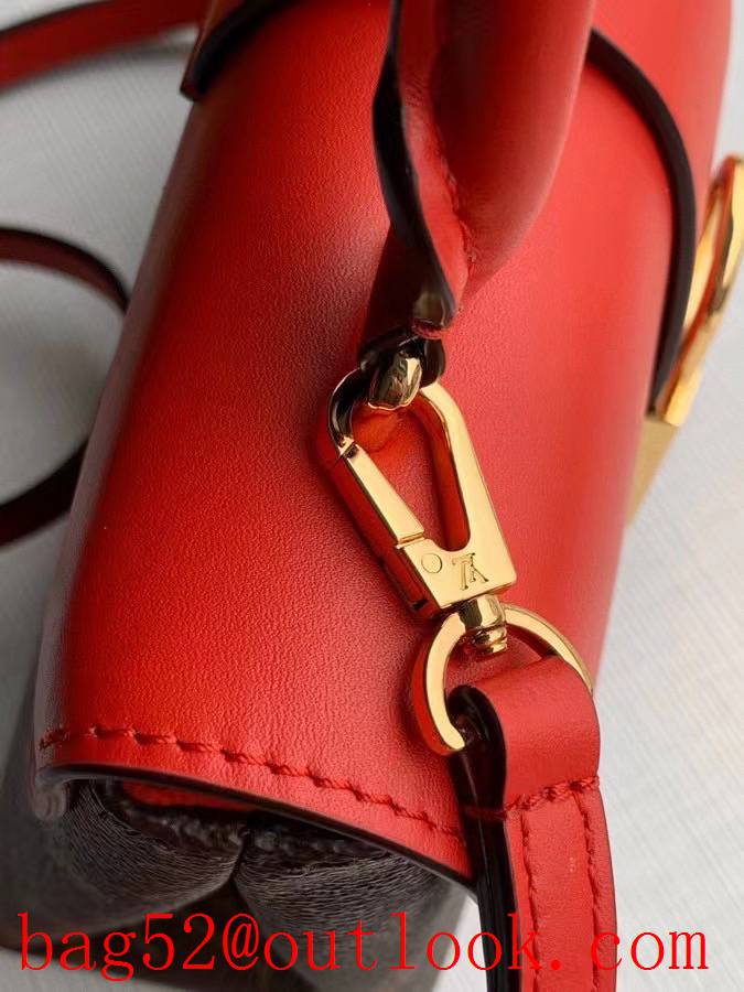 Louis Vuitton LV Monogram Locky BB Shoulder Bag Handbag M44322 Red