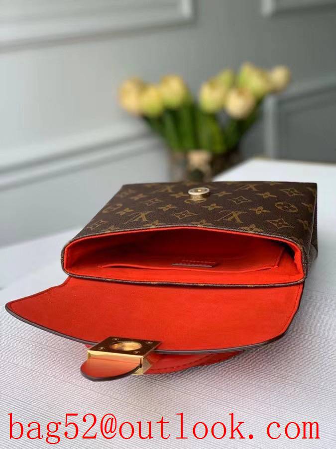 Louis Vuitton LV Monogram Locky BB Shoulder Bag Handbag M44322 Red