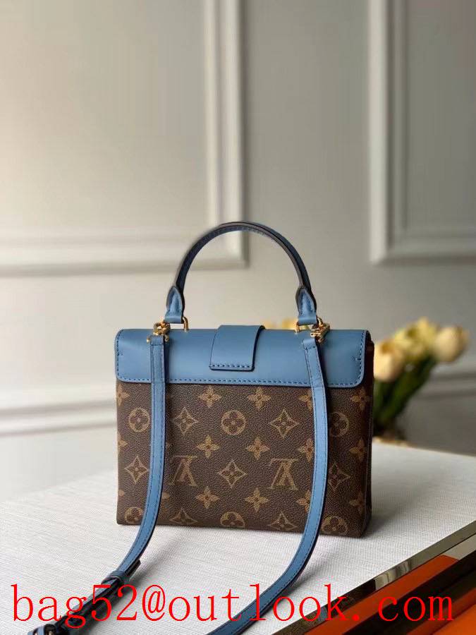 Louis Vuitton LV Monogram Locky BB Shoulder Bag Handbag M44321 Blue