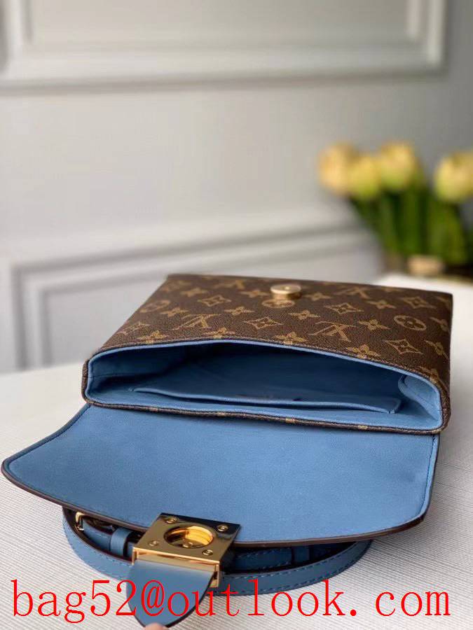 Louis Vuitton LV Monogram Locky BB Shoulder Bag Handbag M44321 Blue