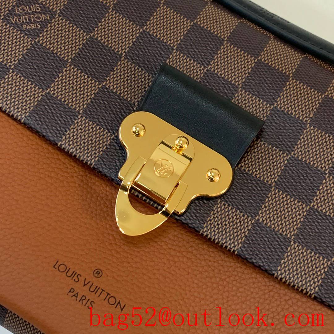 Louis Vuitton LV Damier Ebene Vavin PM Chain Bag Handbag N40312 Brown