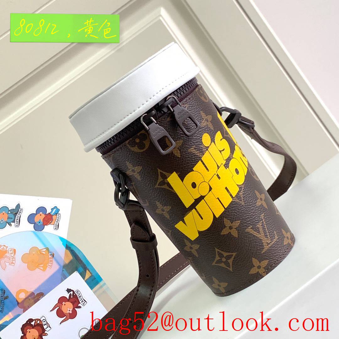 Louis Vuitton Everyday LV Monogram Coffee Cup Shoulder Bag M80812 Yellow