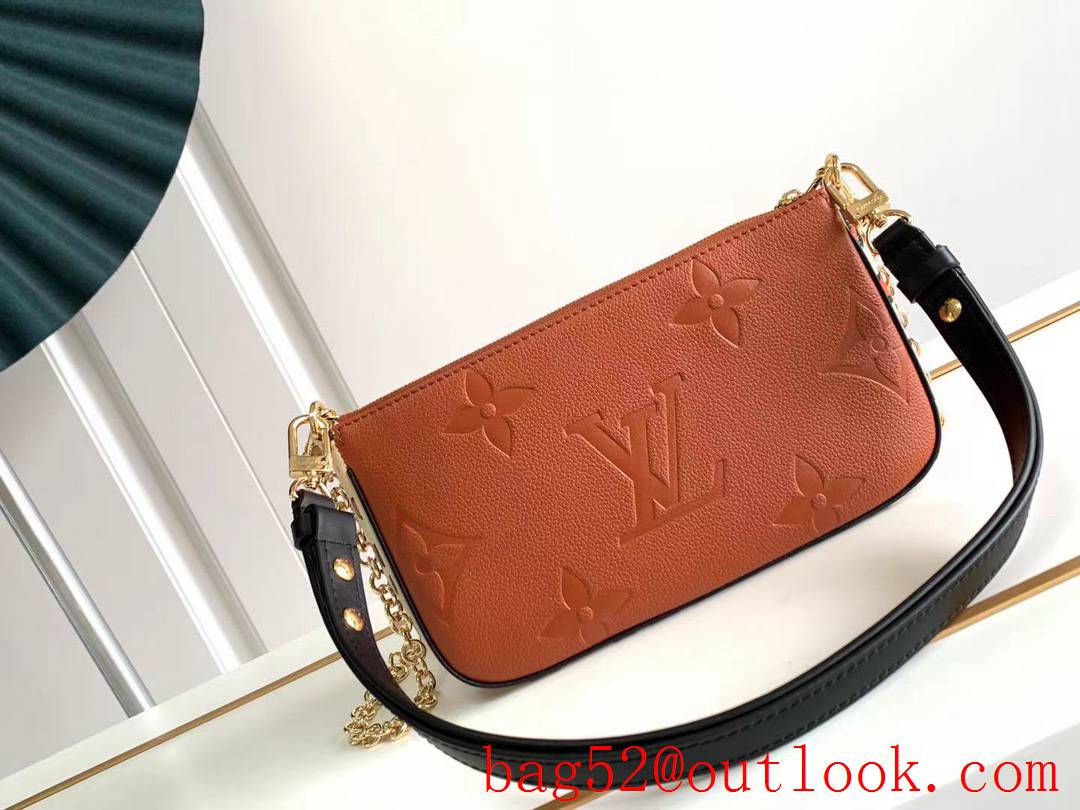 Louis Vuitton LV Multi Pochette Accessoires Crossbody Bag M80399 Caramel