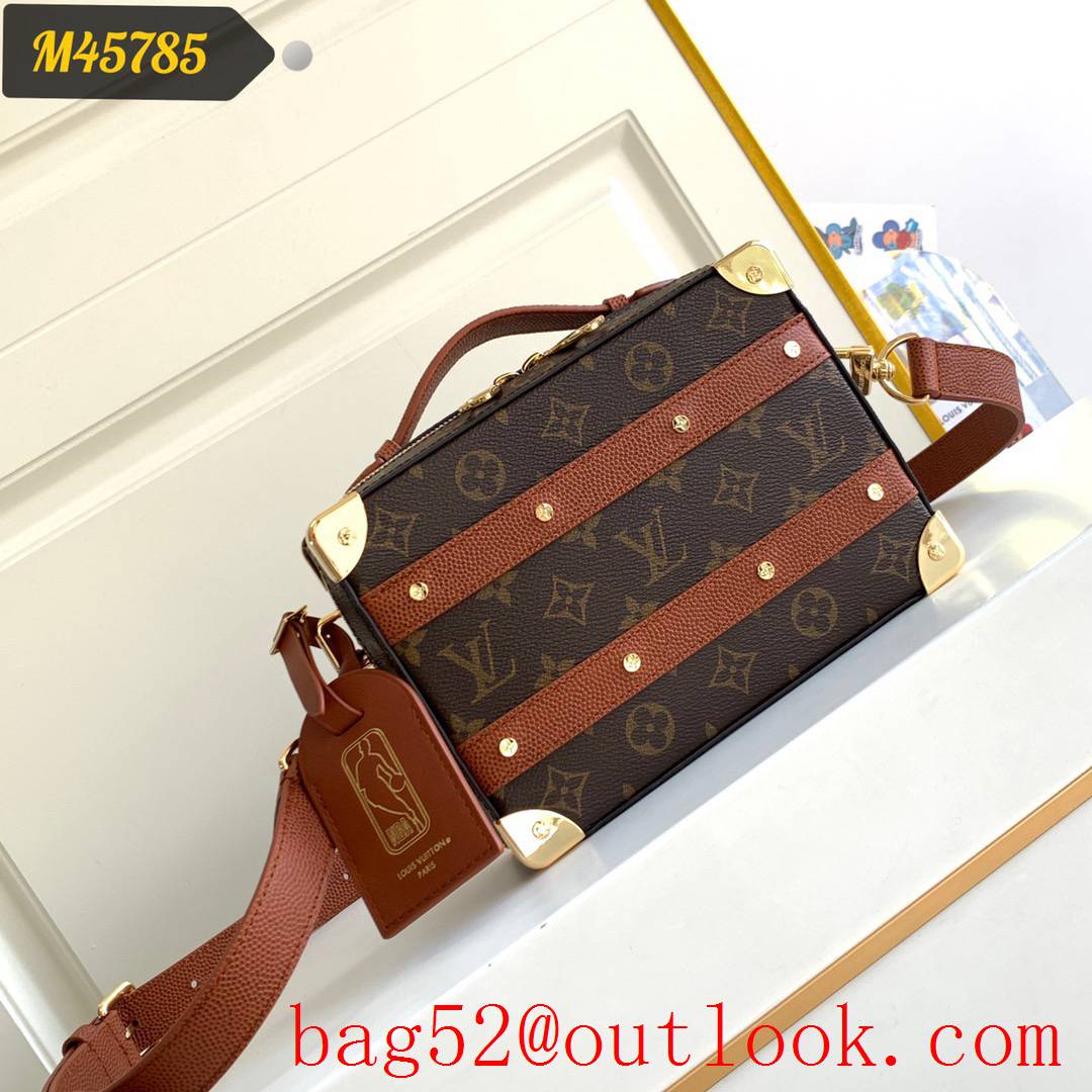 Louis Vuitton LV X NBA Monogram Handle Trunk Messenger Bag Handbag M45785