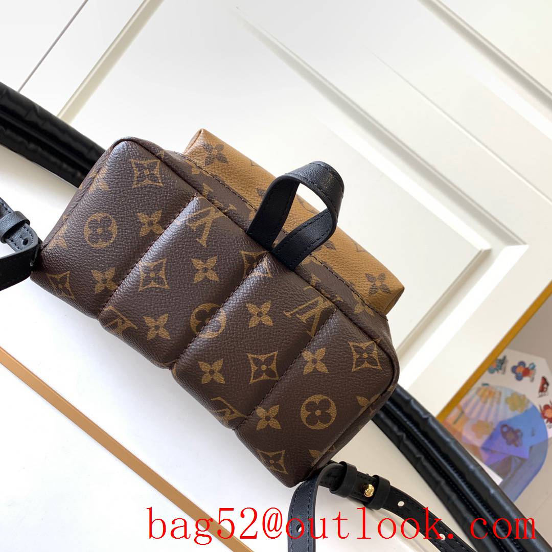 Louis Vuitton LV Monogram Palm Springs PM Backpack Bag M44870 Brown