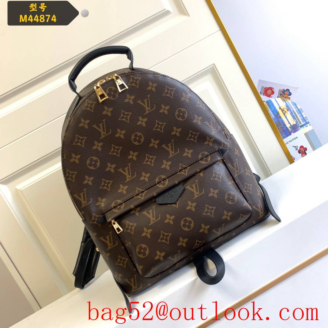 Louis Vuitton LV Monogram Palm Springs MM Backpack Bag Brown M44874