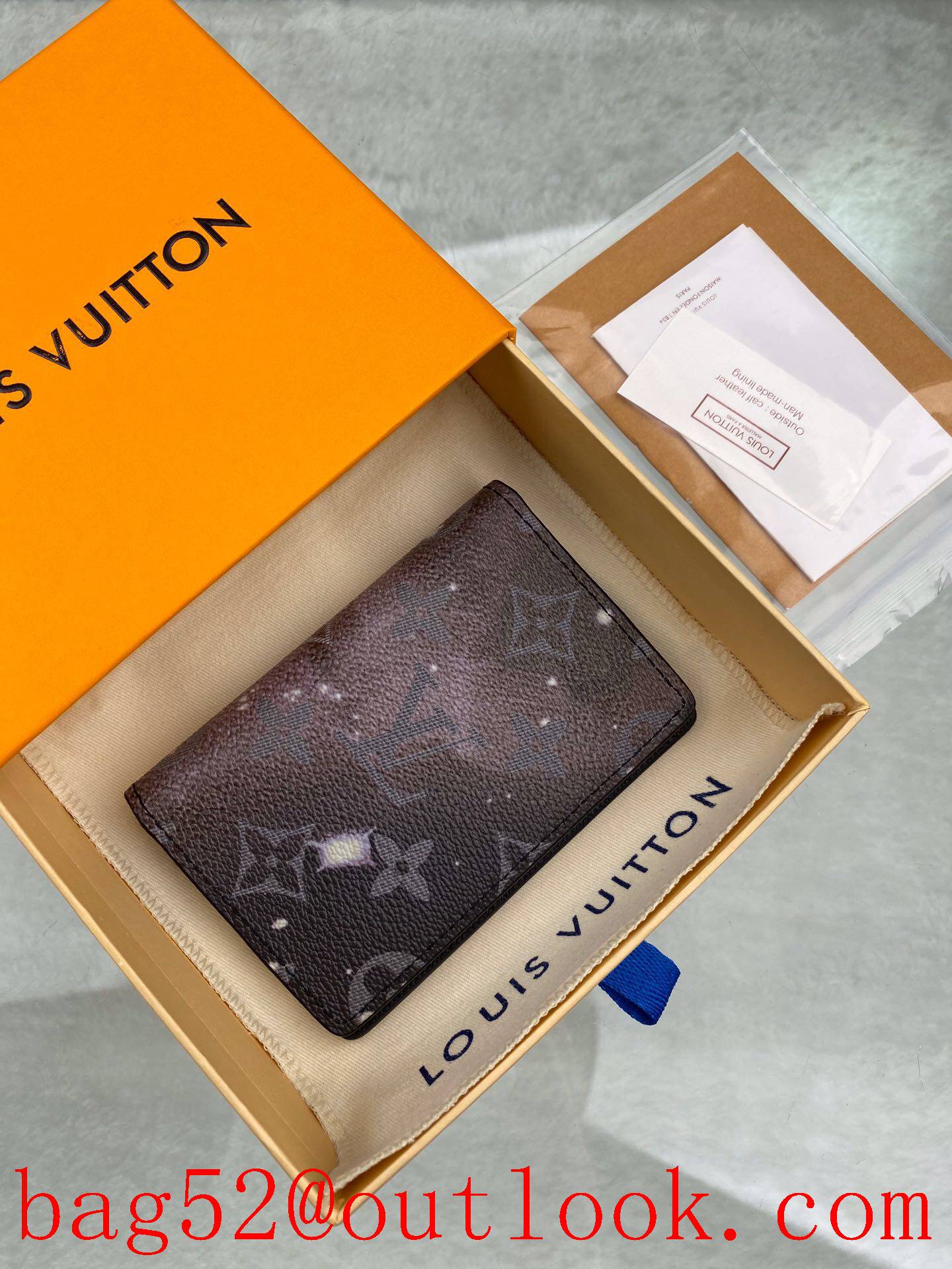 LV Louis Vuitton small monogram star pocket wallet purse M63873