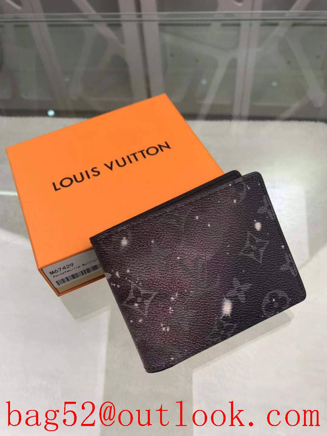 LV Louis Vuitton short monogram star wallet purse M67429