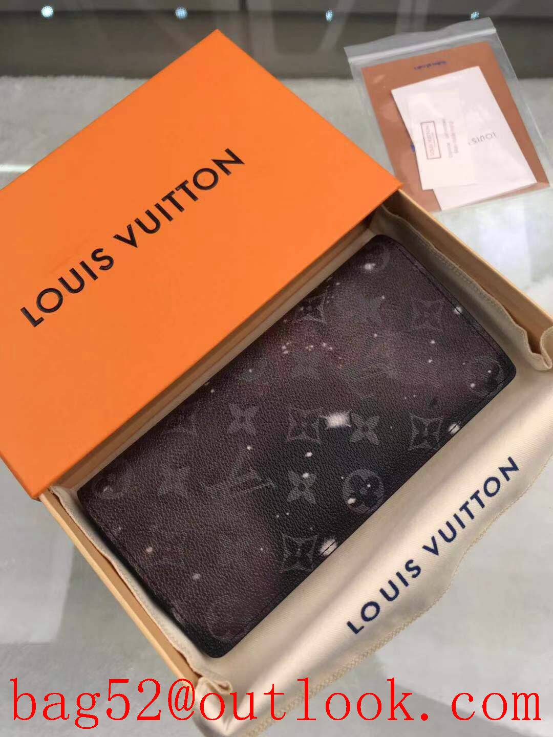 LV Louis Vuitton long monogram star wallet purse M63871