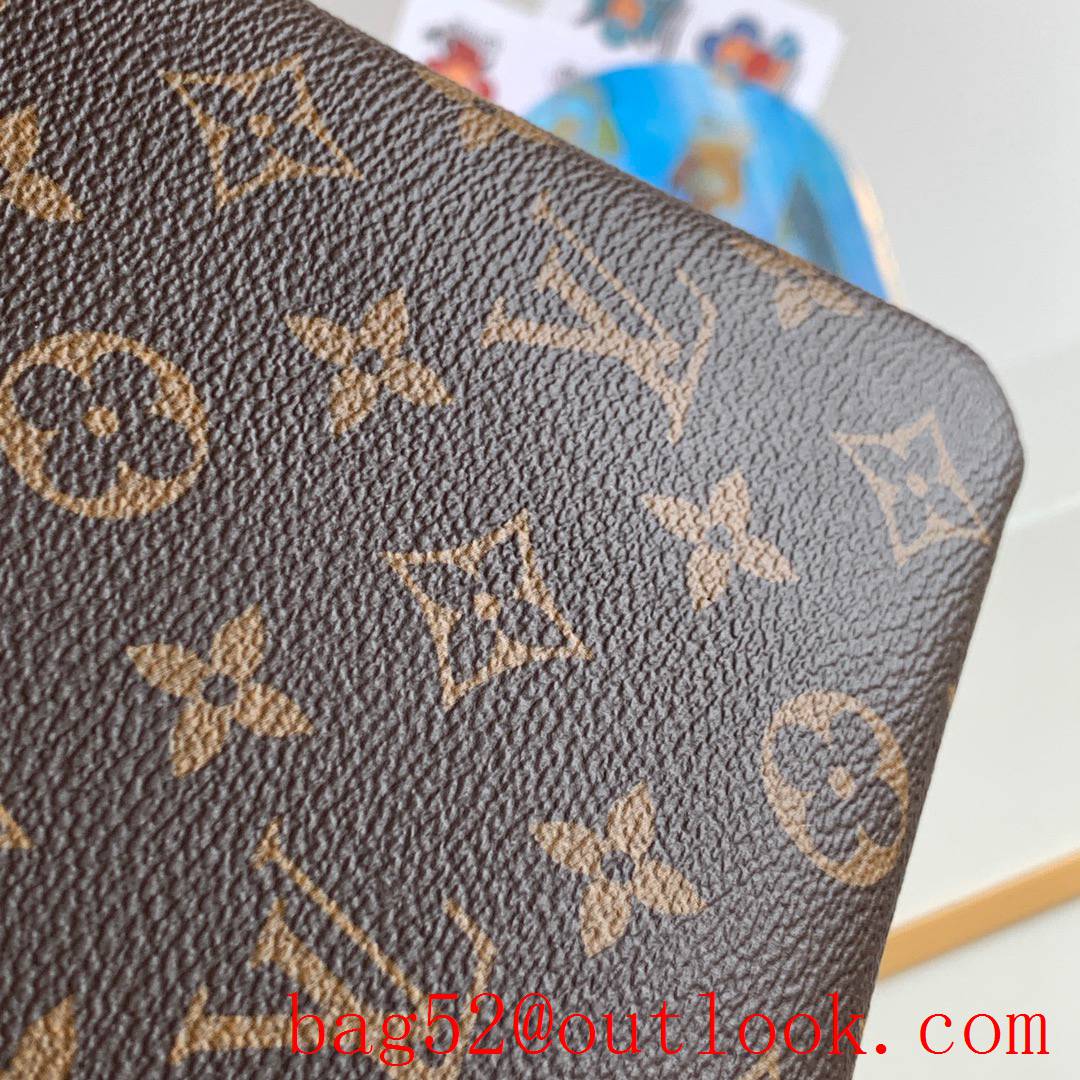 Louis Vuitton LV Monogram Daily Pouch Clutch Purse Bag M62048 Black