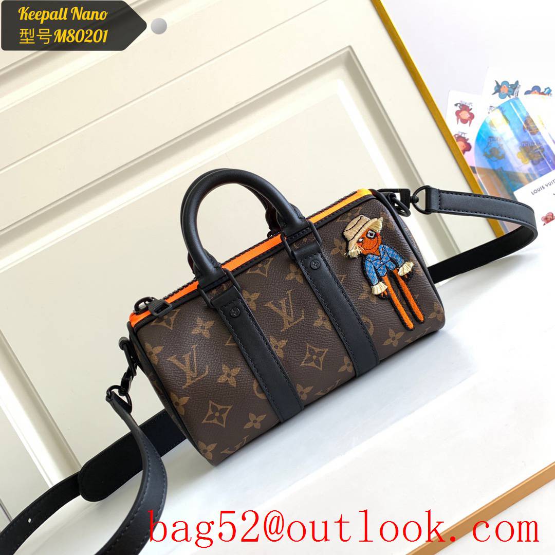 Louis Vuitton LV Monogram Keepall Nano Shoulder Bag Handbag M80201