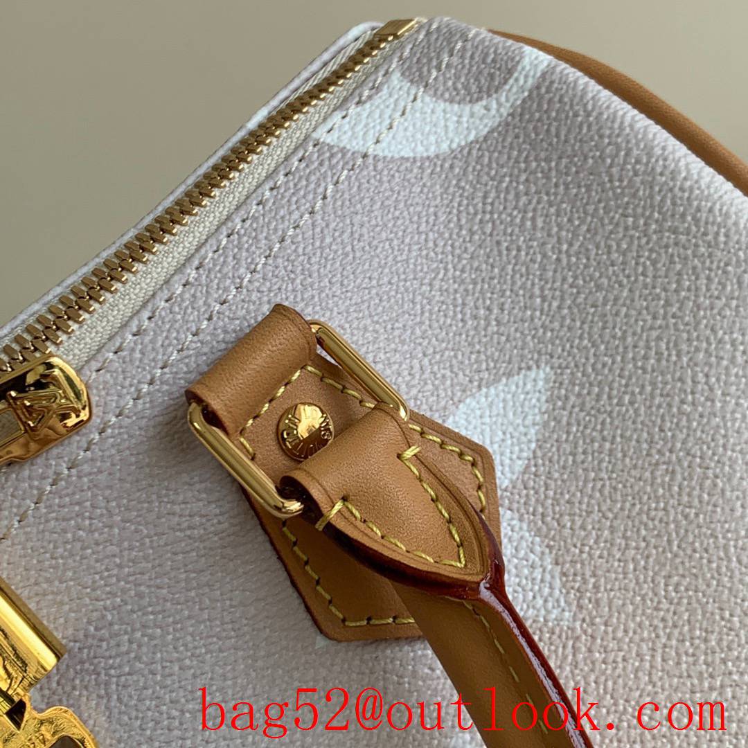Louis Vuitton LV Monogram Speedy 25 Shoulder Bag Handbag M45722 Gray